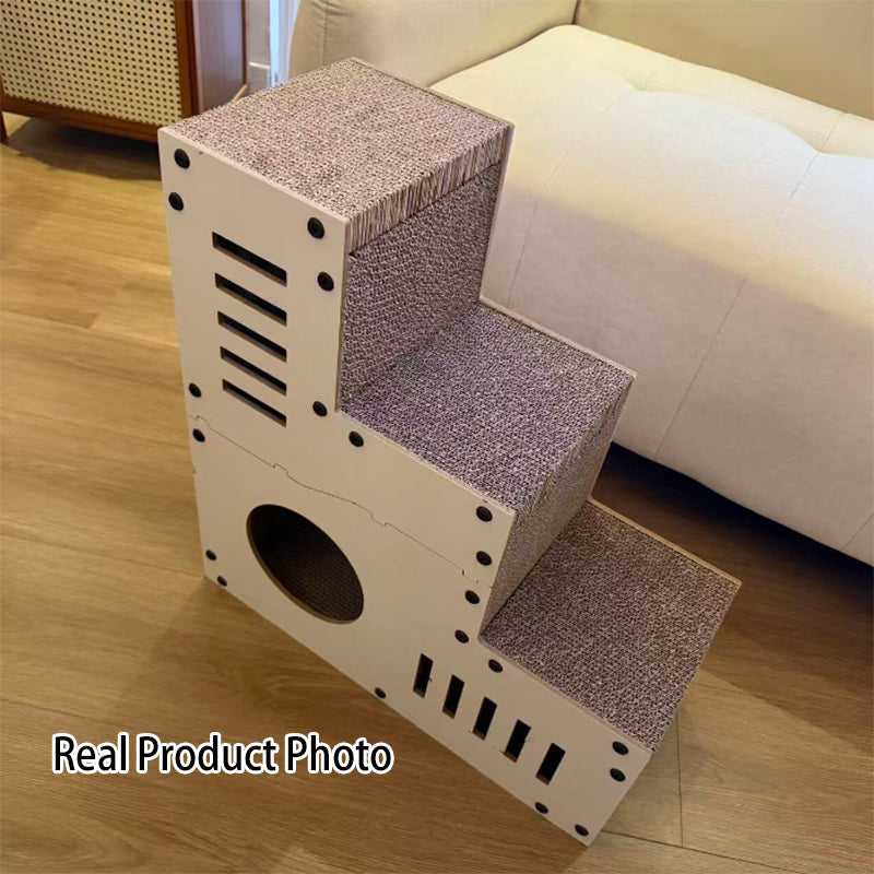 Stair Design Cat Bed & Scratching Board