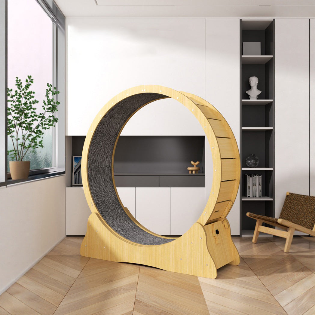 Round Cat Treadmill & Scratch Board