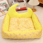 Moon-Shaped Cat Bed with Toy Ball