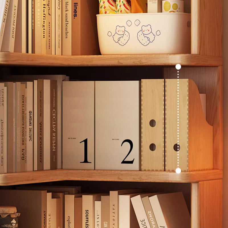 Rubberwood Corner Bookshelf