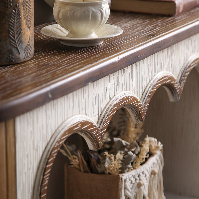 Vintage Cedar Console Mantel