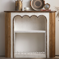 Vintage Cedar Console Mantel