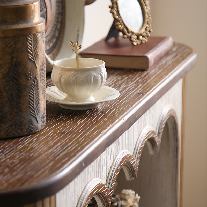 Vintage Cedar Console Mantel
