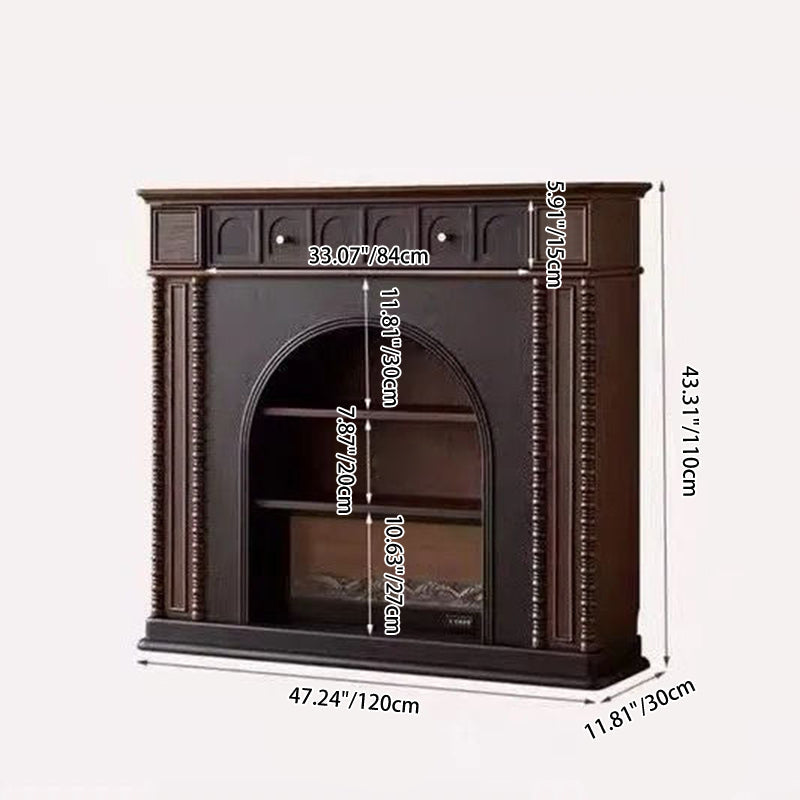 French Pine Console Mantel