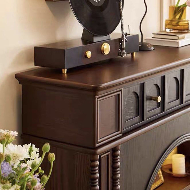 French Pine Console Mantel