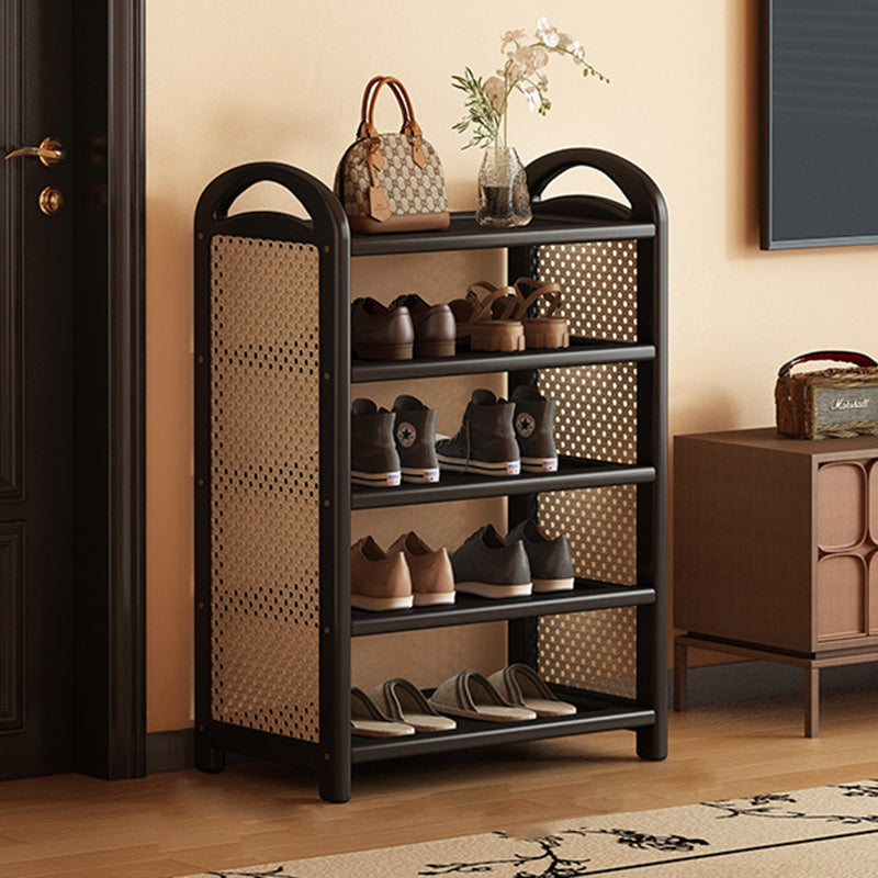 Vintage Bamboo 5/6-Tier Shoe Rack