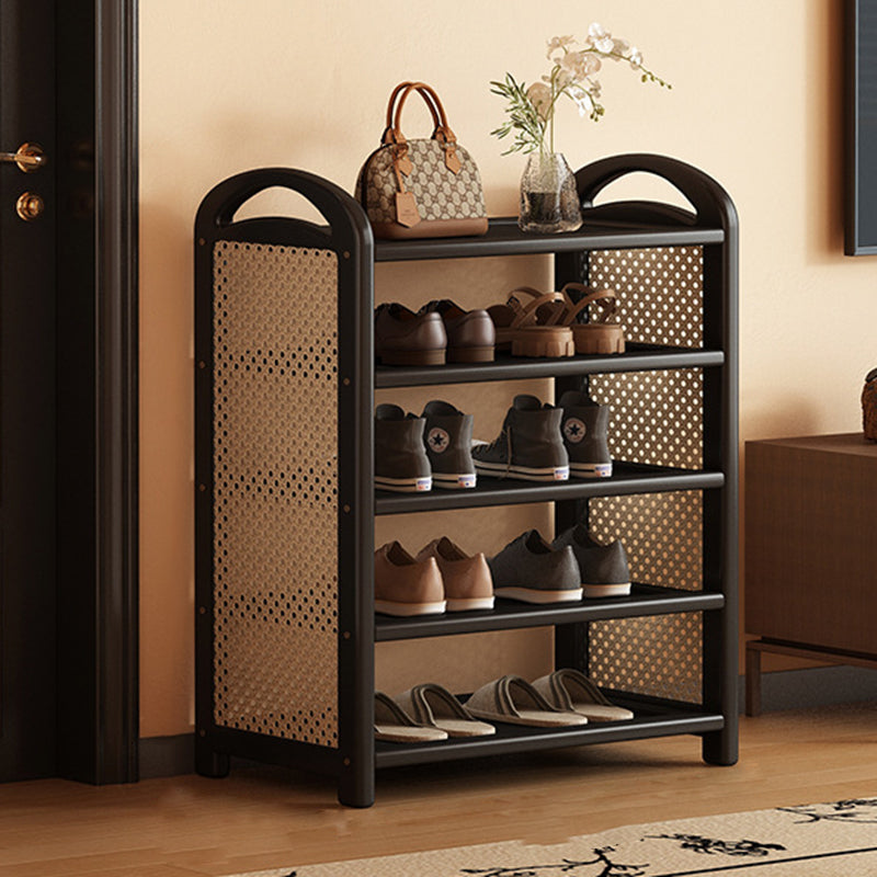 Vintage Bamboo 5/6-Tier Shoe Rack