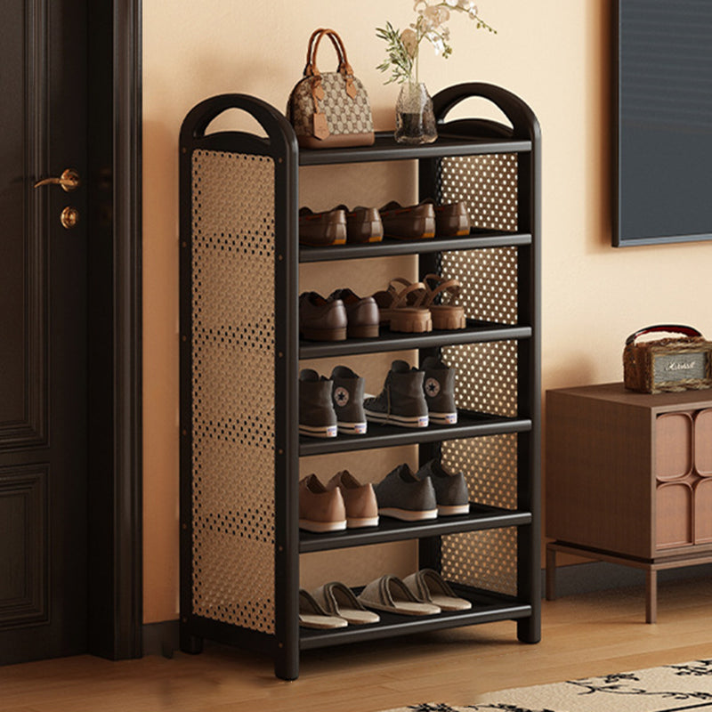 Vintage Bamboo 5/6-Tier Shoe Rack