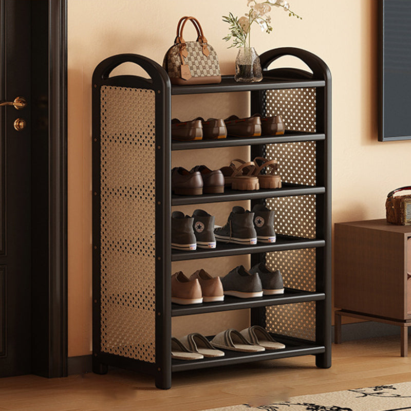 Vintage Bamboo 5/6-Tier Shoe Rack