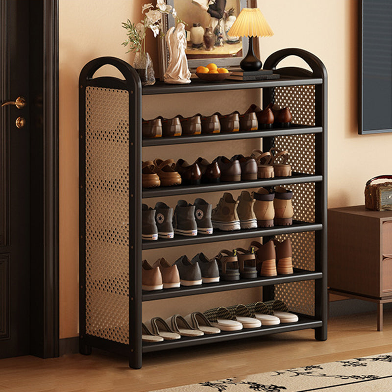 Vintage Bamboo 5/6-Tier Shoe Rack