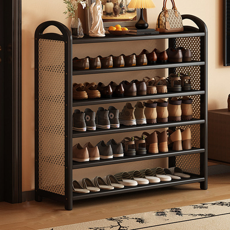 Vintage Bamboo 5/6-Tier Shoe Rack