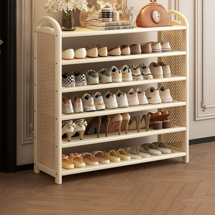 Vintage Bamboo 5/6-Tier Shoe Rack