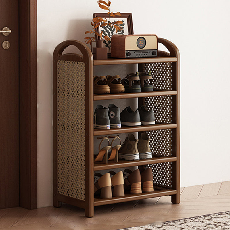 Vintage Bamboo 5/6-Tier Shoe Rack