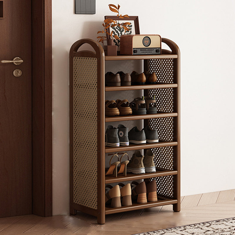 Vintage Bamboo 5/6-Tier Shoe Rack