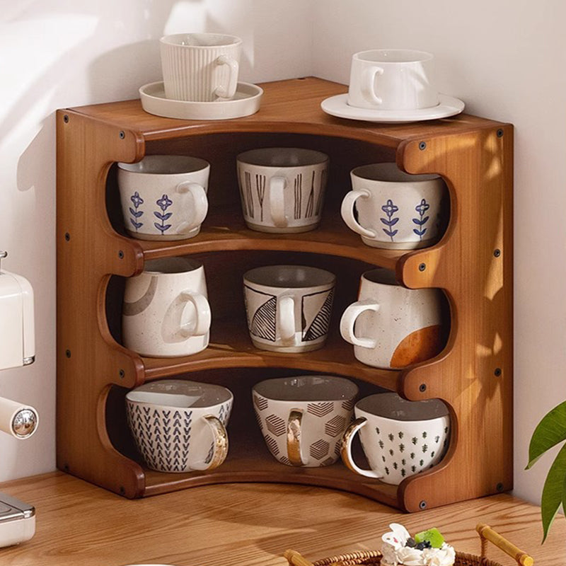 Vintage Bamboo 3/4-Tier Desktop Shelf