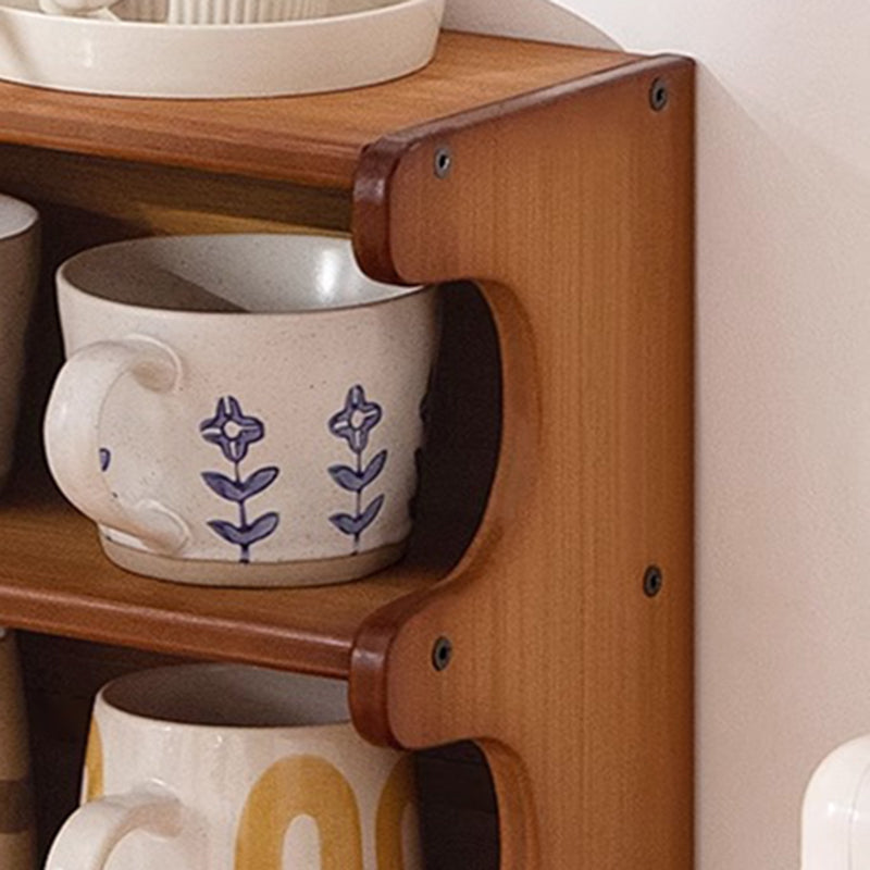Vintage Bamboo 3/4-Tier Desktop Shelf