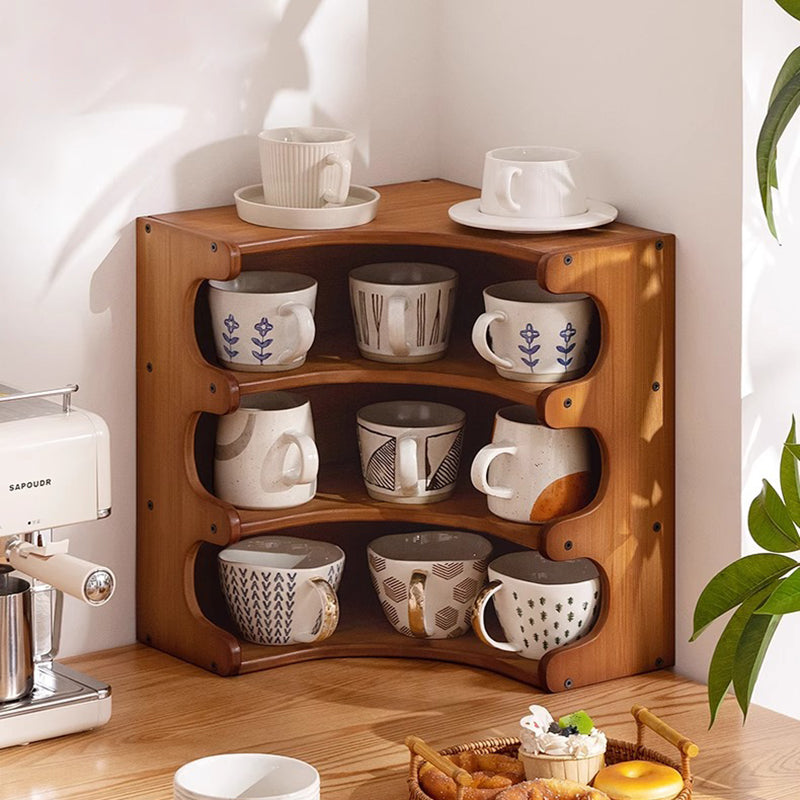 Vintage Bamboo 3/4-Tier Desktop Shelf