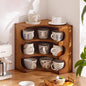 Vintage Bamboo 3/4-Tier Desktop Shelf