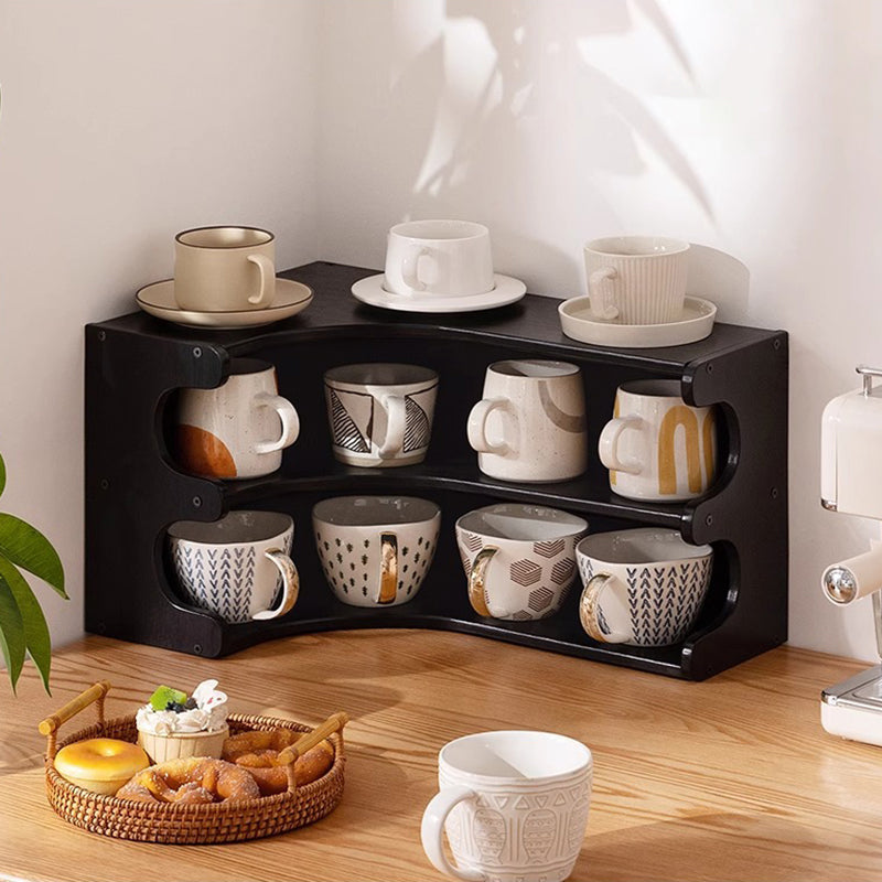 Vintage Bamboo 3/4-Tier Desktop Shelf