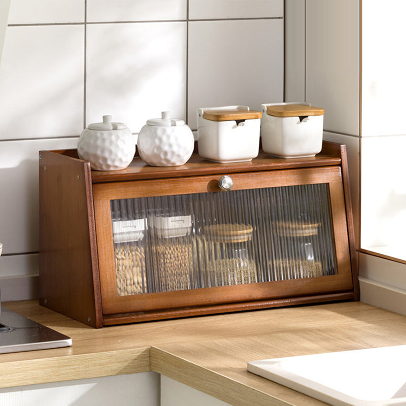 Vintage Bamboo 2/3-Tier Shelf with Cabinet