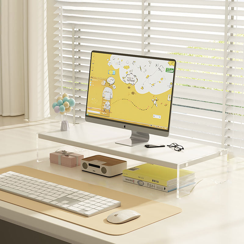 Minimalist Wood 1/2/3-Tier Desktop Shelf
