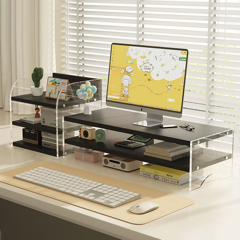 Minimalist Wood 1/2/3-Tier Desktop Shelf
