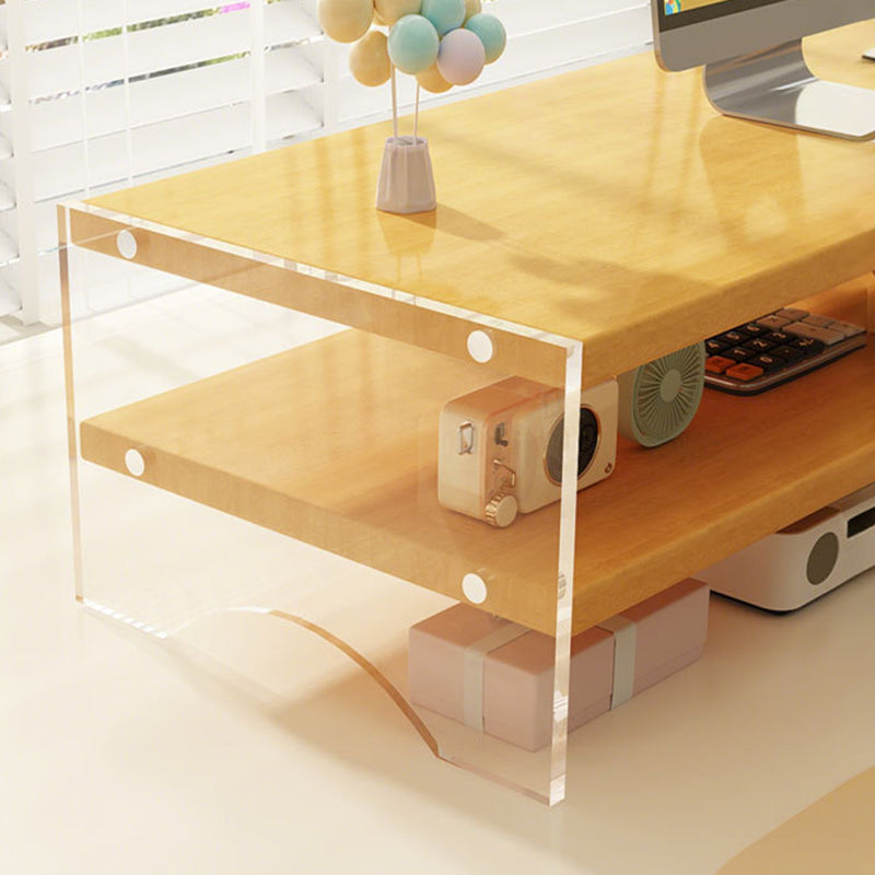 Minimalist Wood 1/2/3-Tier Desktop Shelf