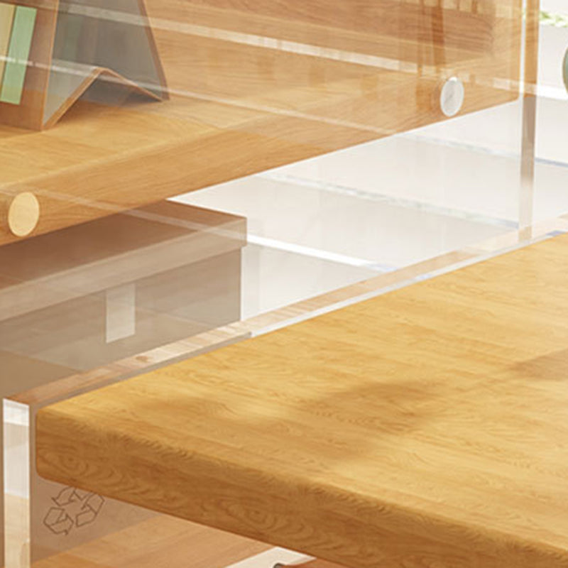 Minimalist Wood 1/2/3-Tier Desktop Shelf