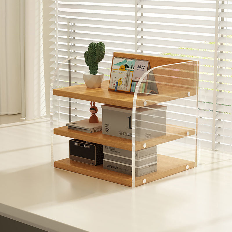 Minimalist Wood 1/2/3-Tier Desktop Shelf