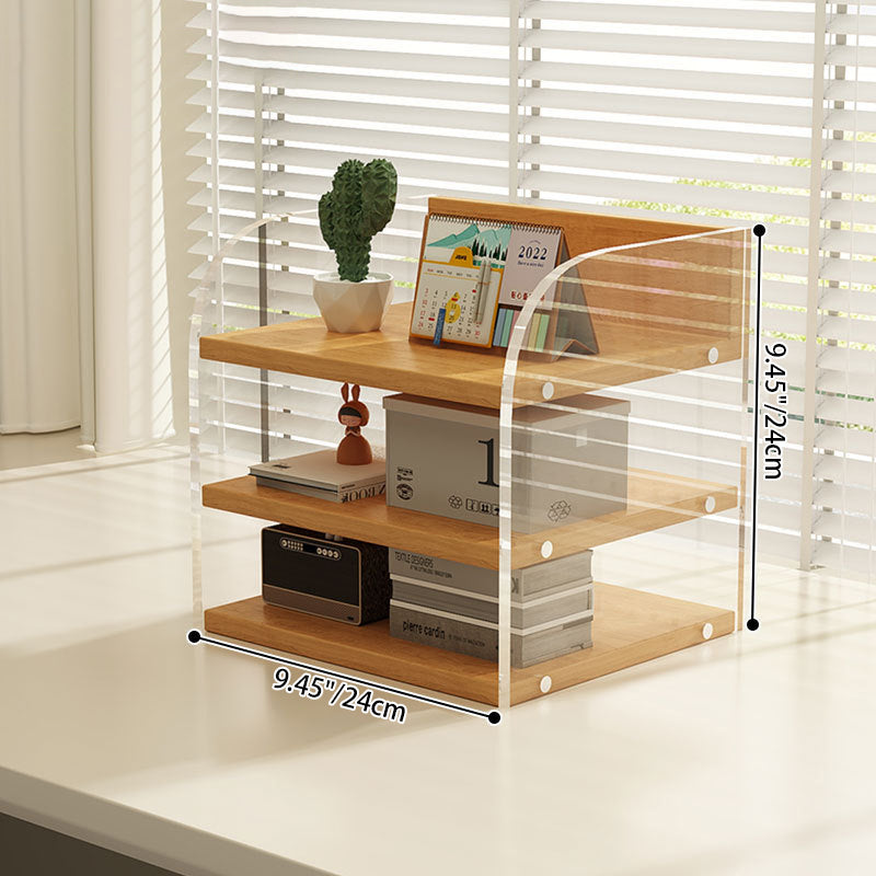 Minimalist Wood 1/2/3-Tier Desktop Shelf