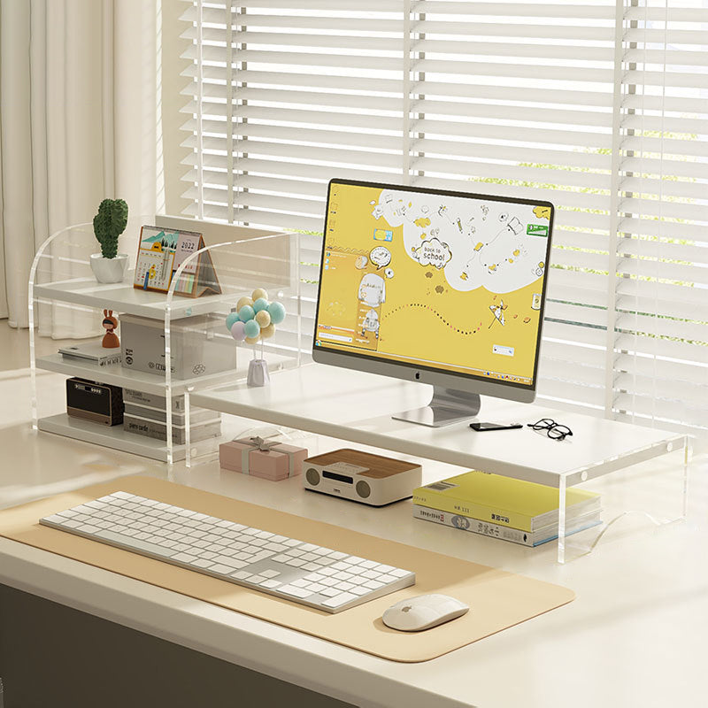 Minimalist Wood 1/2/3-Tier Desktop Shelf