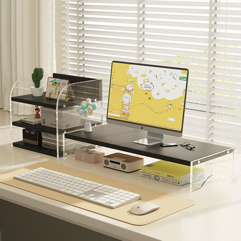 Minimalist Wood 1/2/3-Tier Desktop Shelf