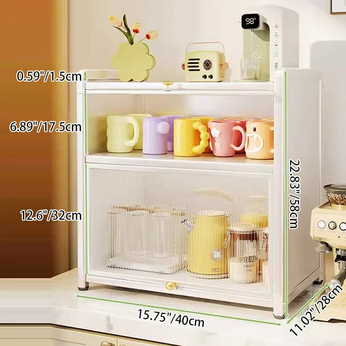 Minimalist Acrylic 3-Tier Desktop Shelf
