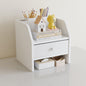 Scandinavian Wood Desktop Shelf with Drawer