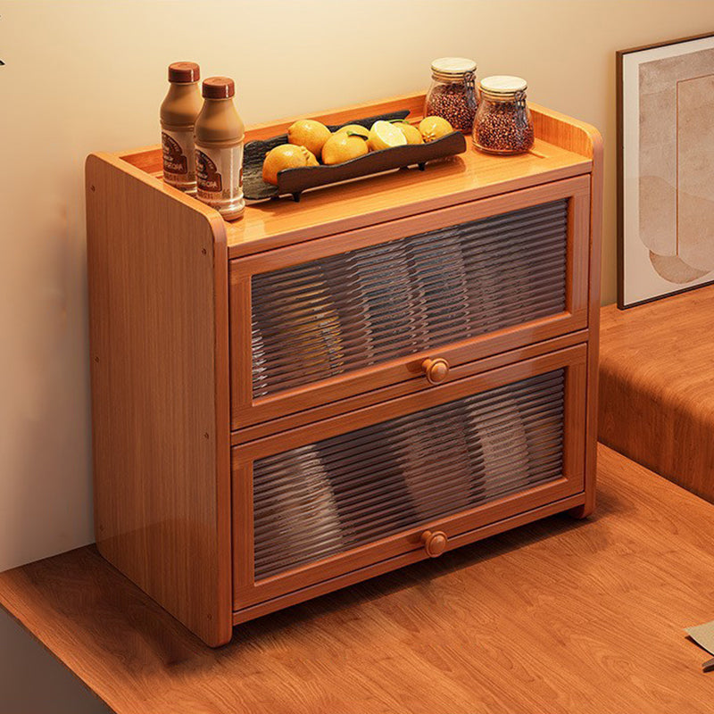 Scandinavian Walnut Flip-Top Desktop Shelf
