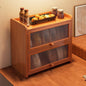 Scandinavian Walnut Flip-Top Desktop Shelf