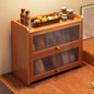 Scandinavian Walnut Flip-Top Desktop Shelf