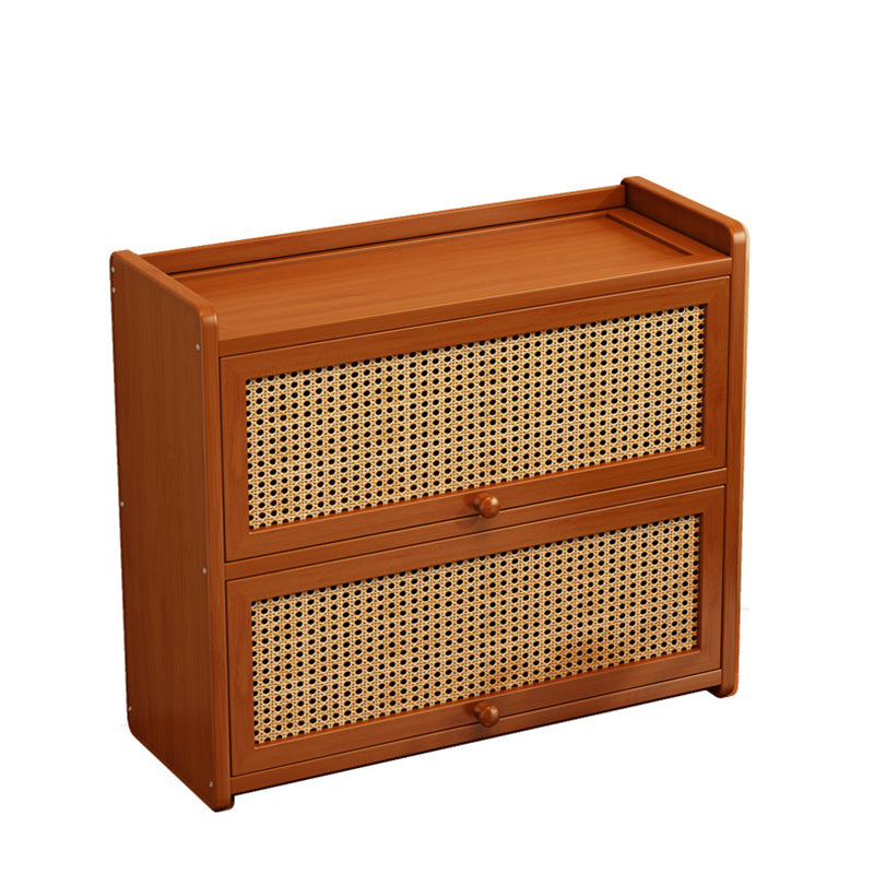 Scandinavian Walnut Flip-Top Desktop Shelf