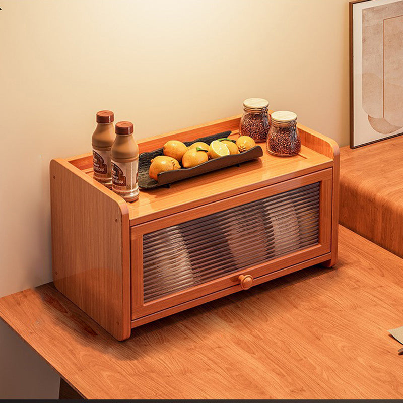 Scandinavian Walnut Flip-Top Desktop Shelf