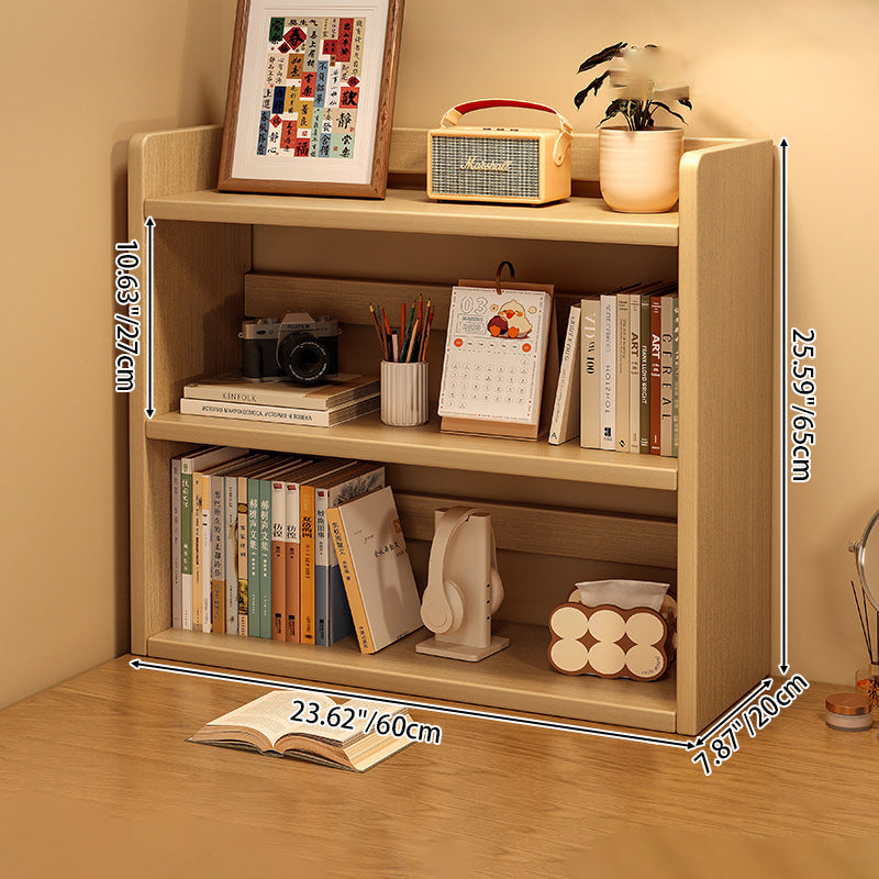 Scandinavian Pine 3-Tier Desktop Shelf