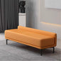 Plywood Faux Leather Bench
