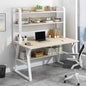 Desk with 4-Tier Shelves