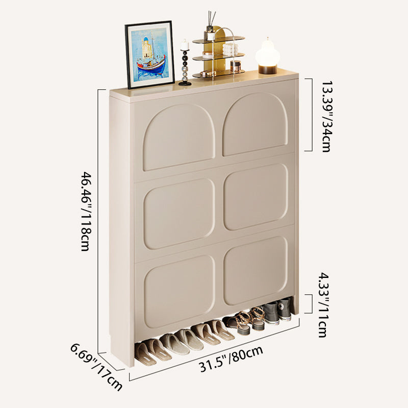Slim Flip Shoe Cabinet