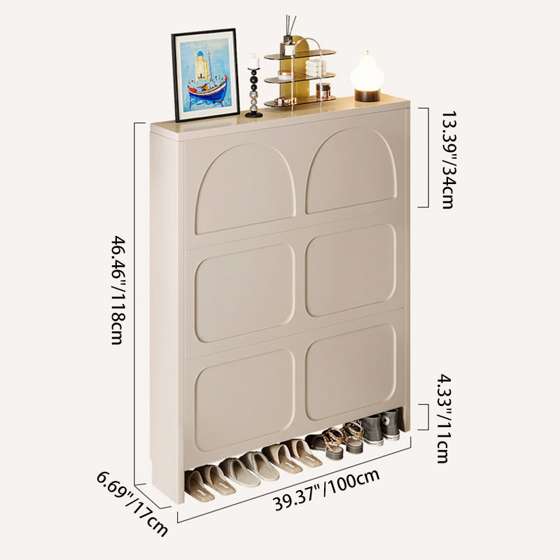 Slim Flip Shoe Cabinet