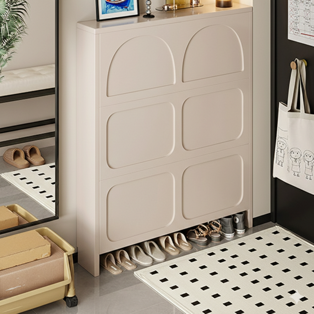 Slim Flip Shoe Cabinet