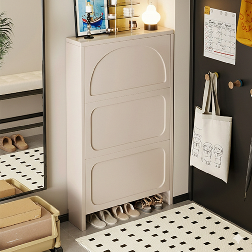 Slim Flip Shoe Cabinet