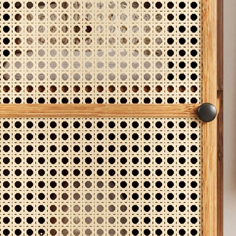 Bamboo Rattan Hall Tree