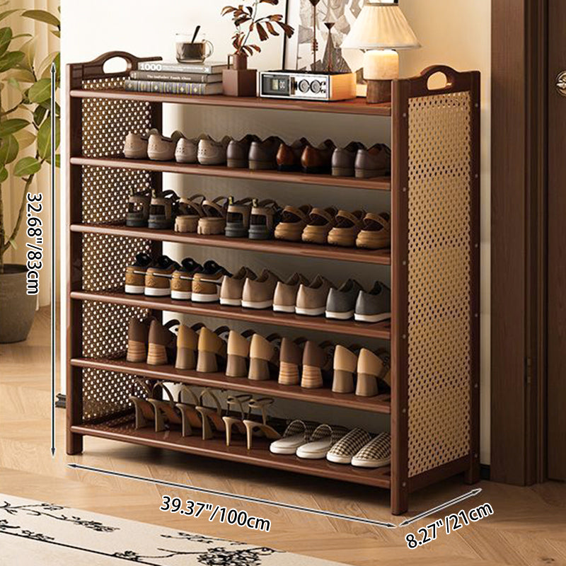 Bamboo Shoe Rack