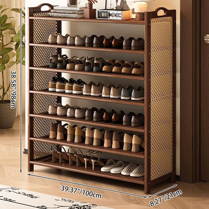 Bamboo Shoe Rack