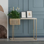 Luxury Marble Steel Console Table